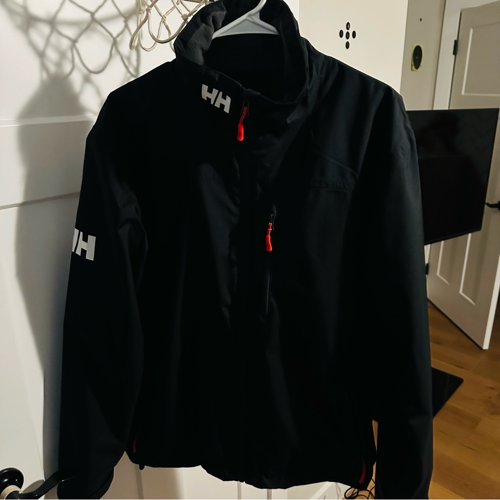 Helly Hansen Black Jacket with Red Accents
